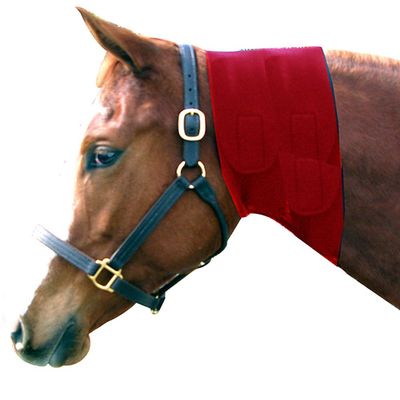 Intrepid International Neoprene Jowl Sweat, Red, 10-Inch