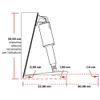 Lenco 12V Standard Mount Trim Tab Kit, 9" x 18" view 3