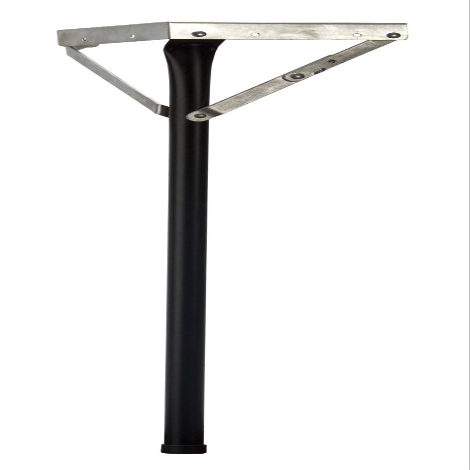 Waddell Manufacturing GTL29 29" Black Enamel Folding Table Leg