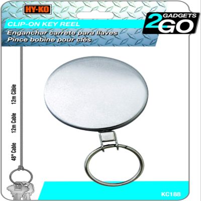 2GO Key Reel Clip-On 48 in