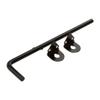 National Hardware N165-902 Gate Cane Bolt, 1/2" x 12", Coated with WeatherGuard Protection, Black Plated Steel view 1