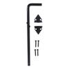 National Hardware N165-902 Gate Cane Bolt, 1/2" x 12", Coated with WeatherGuard Protection, Black Plated Steel view 3