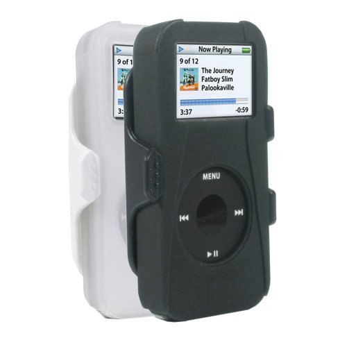 Speck 2-Pack of SkinTight Deluxe with Holster for iPod nano 1G (Clear and Black)