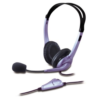Genius Headset HS-04S (Volume Control / P2 / Headband / 20 Hz - 0KHz / 100 Db/Cable 2m)