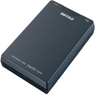 Buffalo HD  ph80u2/UC  BK 0 X USB Bus Power Portable HDD