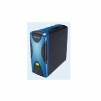 Extreme Gaming Pc, Blue/Black, Air Duct Case Only, See Thru Panel