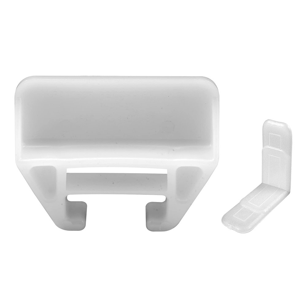 Prime-Line 221376 Drawer Track Guide Kit, Plastic, White (Single Pack)