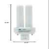 GE CFL Light Bulb, 13 Watt, DBX Bulb Type, GX23-2 Base, Soft White (1 Pack) view 4