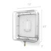 Honeywell Home CG511A1000 Medium Thermostat Guard, Fits Thermostats 5" H x 6" W or Smaller, White view 2