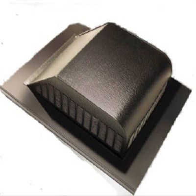 AIR VENT 85282 Slant Aluminum Roof Vent, Black