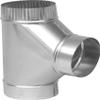 UNITED STATES HDW GV0895 7" HVAC 26GA Tee view 3