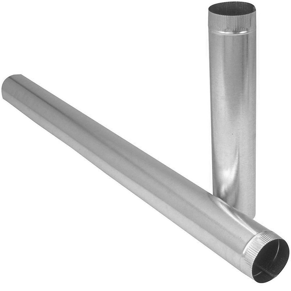 Imperial Manufacturing Pipe 9" Dia. X 24" Galvanized 26 Ga Steel