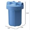 Culligan HD-950A Heavy-Duty Whole House Water Filter Housing 1" Inlet/Outlet, Premium Sediment Filtration System, UV-Resistant Opaque Design, Pressure Relief Valve, NSF Certified view 4