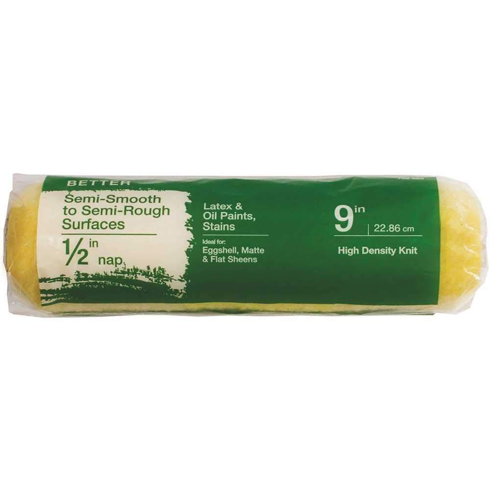 Linzer, 9" x 1/2", Yellow 0900 RC 144 Paint Roller Cover