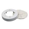 Legrand - Wiremold Circular Box, On-Wall Circular Box to Use as Wiremold Electric Box, White Wiremold Circular Outlet, Wiremold Round Box, 1 Pack, NMW4 view 1