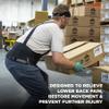 Ergodyne ProFlex 1100SF Back Support Brace, 8" Spandex Belt, Patented Stays Provide Added Support,Black view 2
