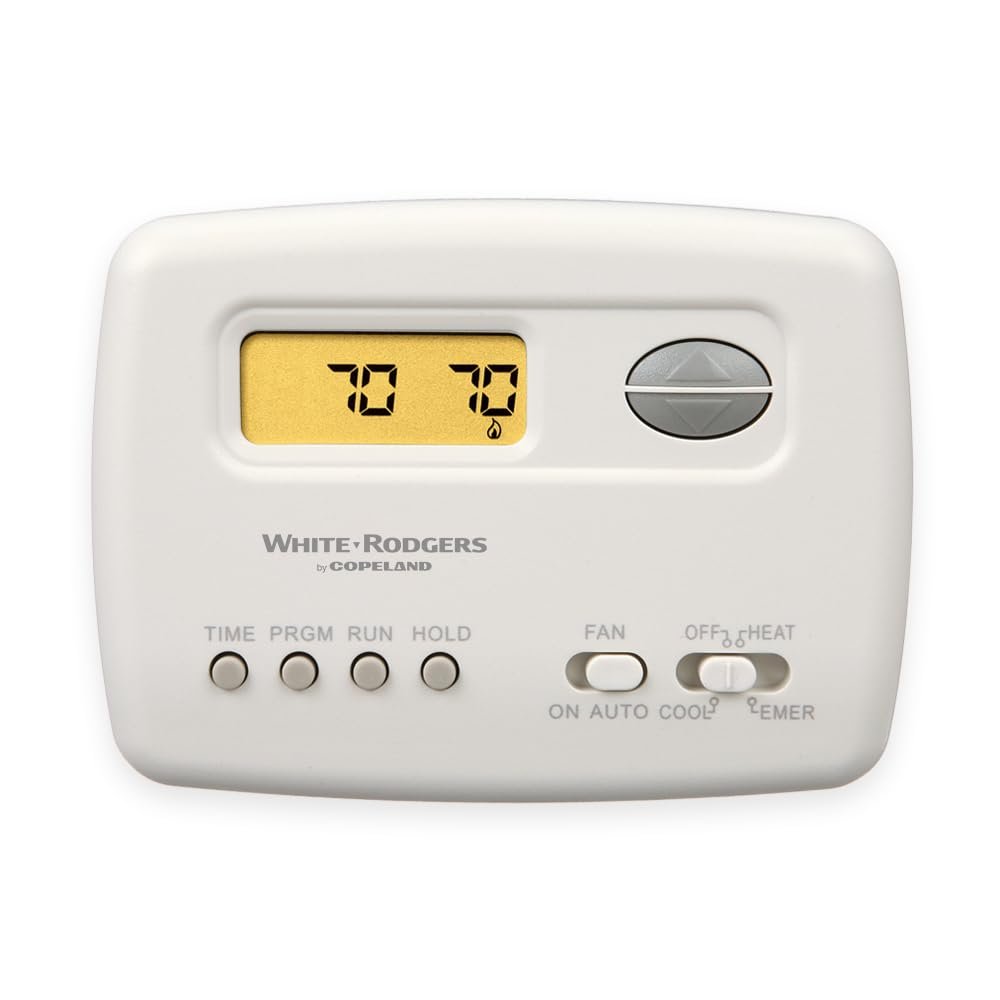 White-Rodgers 70 Series 5-2 Day Digital Programmable Thermostat, 1F72-151