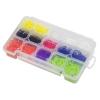 Akro-Mils 05705 Plastic Portable Parts Storage Case for Hardware and Crafts with Hinged Lid and 4 Adjustable Dividers, (8-3/8-Inch x 5-Inch x 1-5/8-Inch), Small, Clear view 4