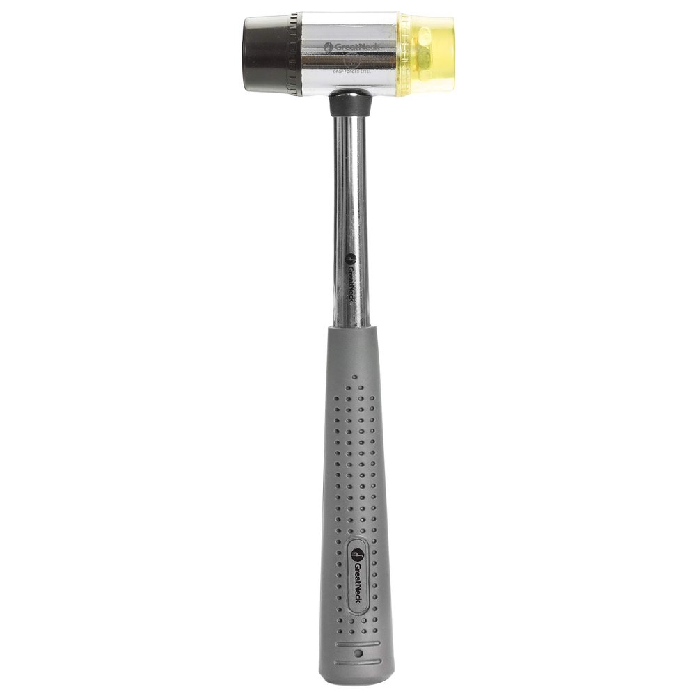 GreatNeck 12 Oz. Steel Plastic/Rubber Mallet
