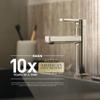 Moen Polished Nickel Replacement Hand Shower with 69-Inch Metal Double Lock Hose, A726NL view 3
