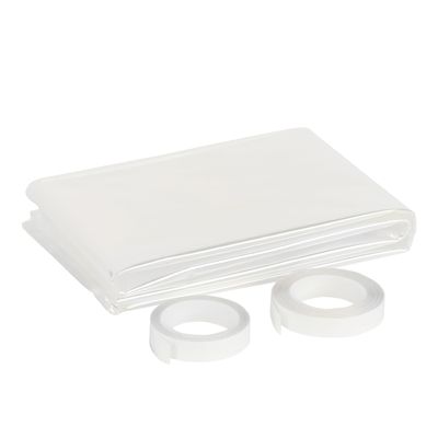 M-D Building Products 04440 42 in. x 62 in. Polar Block Clear Plastic 3 Window Insulation Kit (3 Sheets)