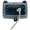 Intermatic Wp1000Hc Electrical Box, Weatherproof Horizontal 2 1/4"D Receptacle Cover - Clear - 1-Gang view 1