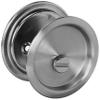 Kwikset 335 15 RND PCKT DR LCK Round Bed/Bath Pocket Door Lock in Satin Nickel view 2