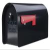 Gibraltar Mailboxes Tuff Body Large Capacity Galvanized Steel Black, Post-Mount Mailbox, TB1B0000 view 1