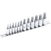 Genius Tools 12 Piece 1/4" & 3/8" Dr. Metric Hex Bit Socket Set BS-2312H view 1