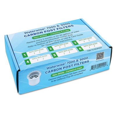 Waterwise  Carbon Post Filters for 7000 Distillers 6 Pack
