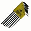 Bondhus 12132 Set of 8 Hex L-wrenches, Long Length, sizes .050-5/32", Multicolor, One Size view 1