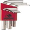 Bondhus 16299 Set of 9 Hex L-wrenches w/BriteGuard,Short,sizes 1.5-10mm, Multicolor, One Size view 1