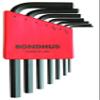 Bondhus 12292 Set of 7 Hex L-wrenches, Short Length, sizes 1.5-6mm view 1
