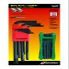 Bondhus 14128 Bonus Pack, Balldriver L-wrench Set #10999 (1.5-10mm) & GorillaGrip Star Fold-up Set #12634 (T9-T40) view 1