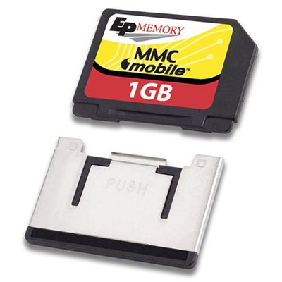 1GB Mobile Storage Reduced Size Dual Voltage Mmc Card Rsdvmmc