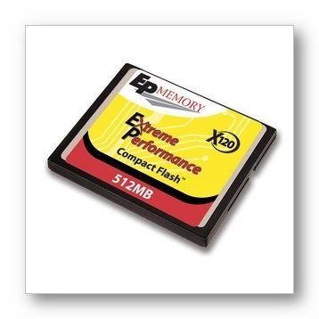 512MB Mobile Storage High Speed 120X Compactflash Card Cf