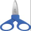 Westcott 44217 Preferred Line Stainless Steel Scissors, 7-Inch Long, Blue view 2