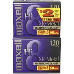 P6120 XRM/2 XRM Hi8 Metal Particle Videocassette