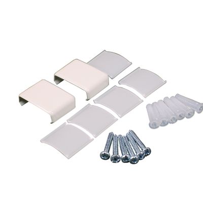 Legrand Wiremold NM9-10 Nonmetallic Plastic Raceway for Extending Power, Accessory Pack with Screws and Anchors, Wire Clips, and Joint Cover (1 Pack)