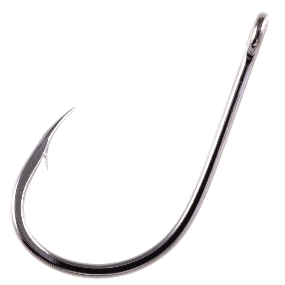 Owner American 5180-101 SSW Straight Eye Hook with Cutting Point, Size 1, Multi