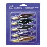 Santa's Best Craft #GE65405 5PK Multi C7 Replacement Bulb