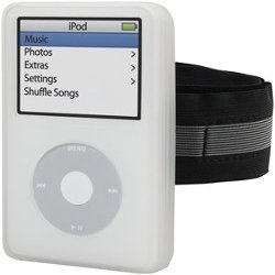 Belkin F8Z080WHT Sports Sleeve Case and Armband for 60 GB iPod 5G, 5.5G (White)