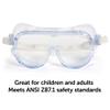 Learning Resources Clear Safety Goggles, Science Exploration, Elastic Strap, Kids and Adults, Meet ANSI Z87.1, Ages 3+ view 3