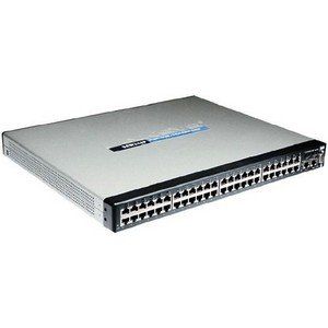 48PORT 10/100 & 2PORTT Gb Switch with Webview & Power Over Enet