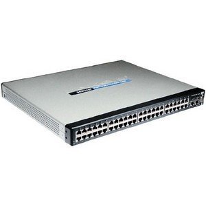 48PORT 10/100 & 2PORTT Gb Switch with Webview & Power Over Enet