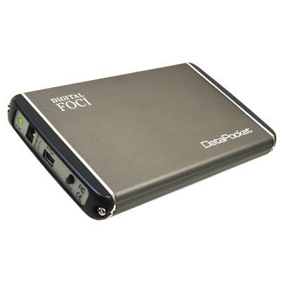 Digital Foci DataPocket 80 GB External Hard Drive (Brushed Silver)
