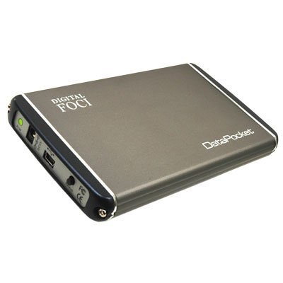 Digital Foci DataPocket 80 GB External Hard Drive (Brushed Silver)