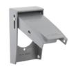 BELL Hubbell-Bell 5030-0 Rayntite Weatherproof Cover, 2.15 in Dia X 4-1/2 in L X 2-3/4 in W, Gray, Grey view 1