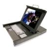 1U 17IN LCD KVM Blk Console 8PORTS Kb Touchpad 1YR Warr view 1