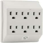 PPP PP-16000TW 6-Outlet Wall Tap (White)